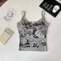 Pure Desire Style Short Letter Printing Sling